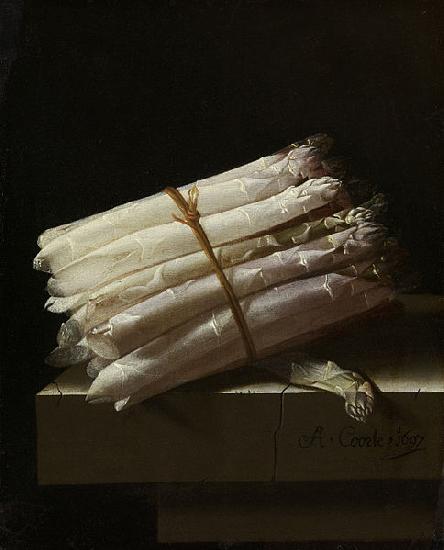 Adriaen Coorte Still Life with Asparagus. France oil painting art